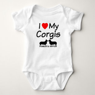 Body J'Aime Mes DEUX Corgis