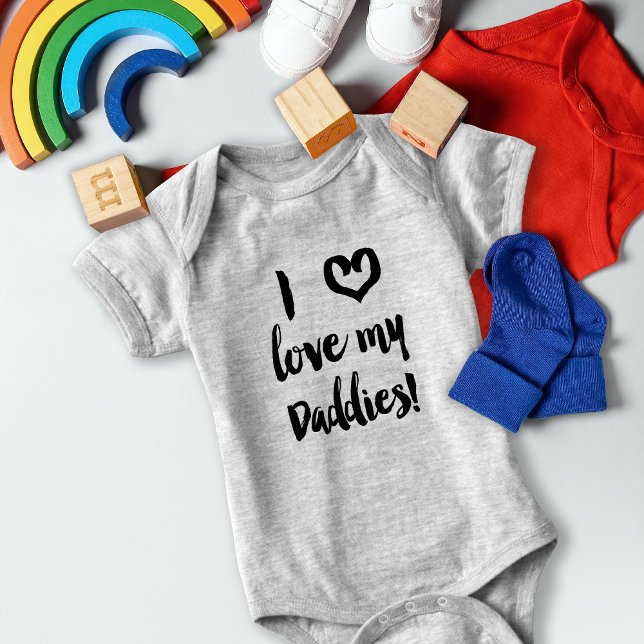 Body J'Aime Mes Pères Bébé Gay Pads (Créateur téléchargé)