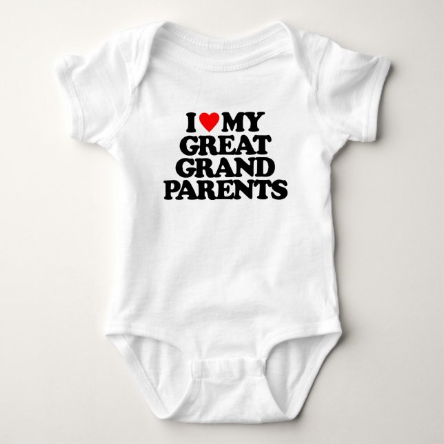 BODY J'AIME MON ARRIÈRE-GRANDS-PARENTS (Devant)