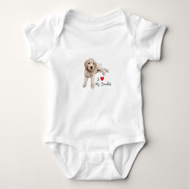 Body J'Aime Mon Doodle Baby Clothing (Devant)