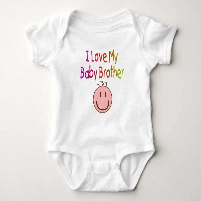 Body J'aime mon frère-bébé - T-shirt et cadeaux pour en (Devant)
