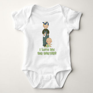 Body J'aime mon grand frère garçon avec bébé