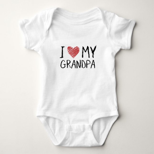 Body J'aime mon grand-papa (Devant)