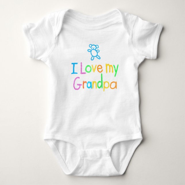 Body J'Aime Mon Grand-Père (Devant)