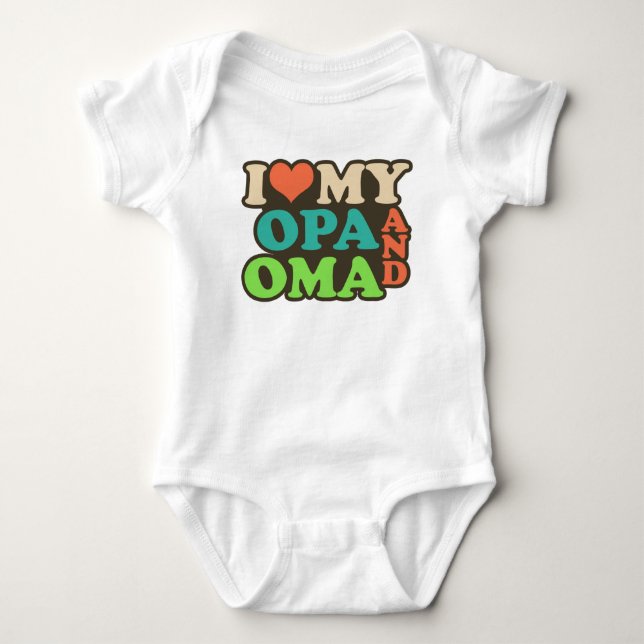 Body j'aime mon oma et opa (Devant)