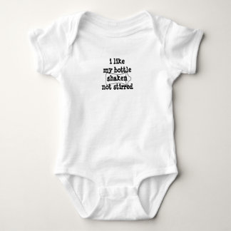 Body "j'aime mon" onsie non remué secoué par bouteille