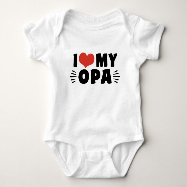 Body J'Aime Mon Opa (Devant)