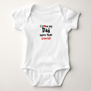 Body J'Aime Mon Père Drôle Papa Bébé Bodysuit
