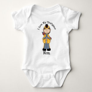 Body J'Aime Mon Pompier Maman