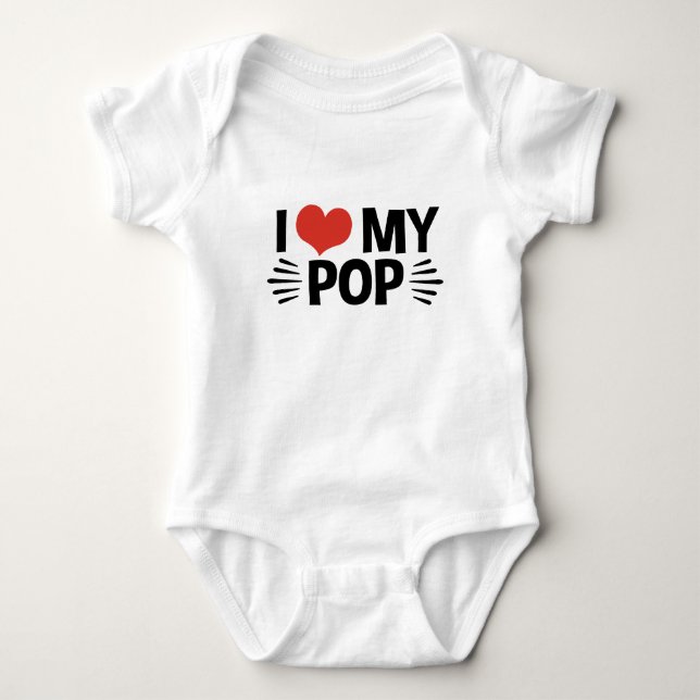 Body J'Aime Mon Pop (Devant)