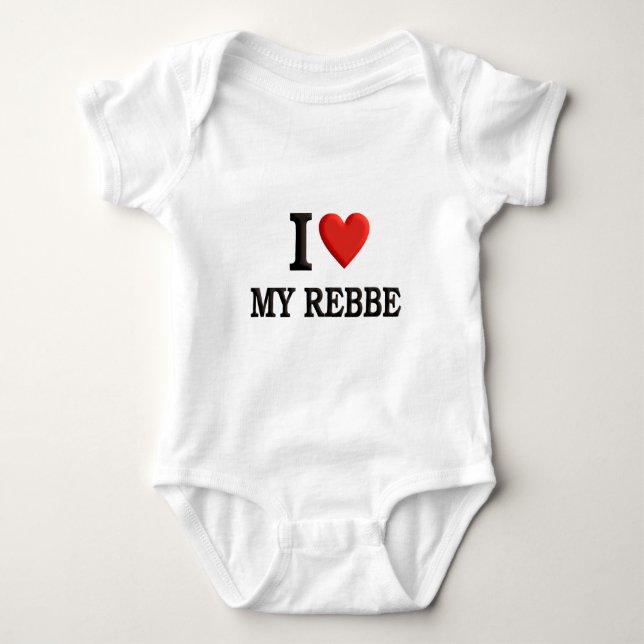 Body J'aime mon Rebbe (Devant)