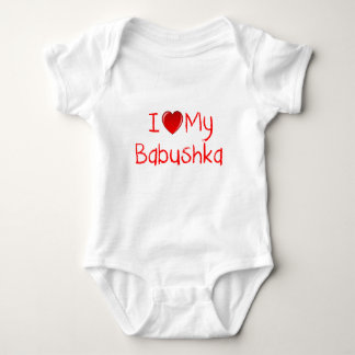 Body J'aime mon T-shirt de nourrisson et d'enfant en