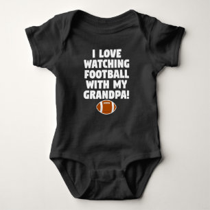 Body J'aime observer le football avec mon grand-papa