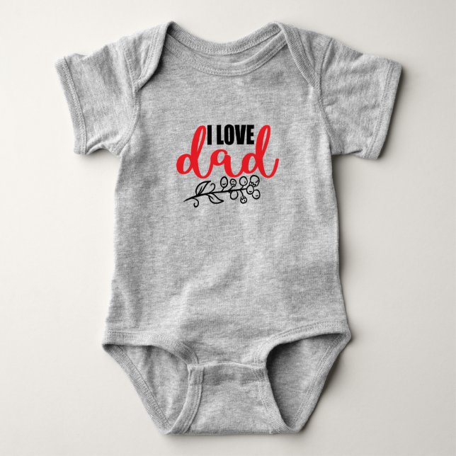 Body J'aime papa (Devant)