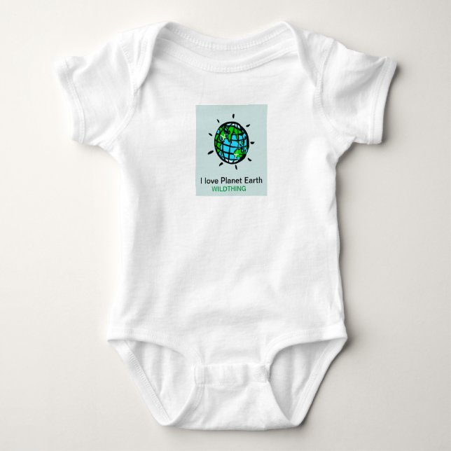 Body J'aime Planète Terre - Nature - Conservation - (Devant)