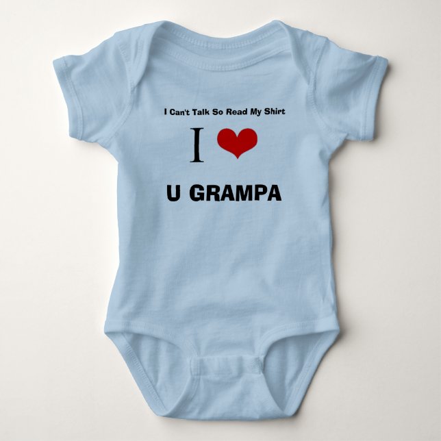 Body J'aime U Grampa (Devant)