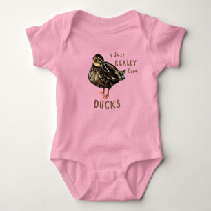 Body J'Aime Vraiment Les Canards Bodysuit Bébé
