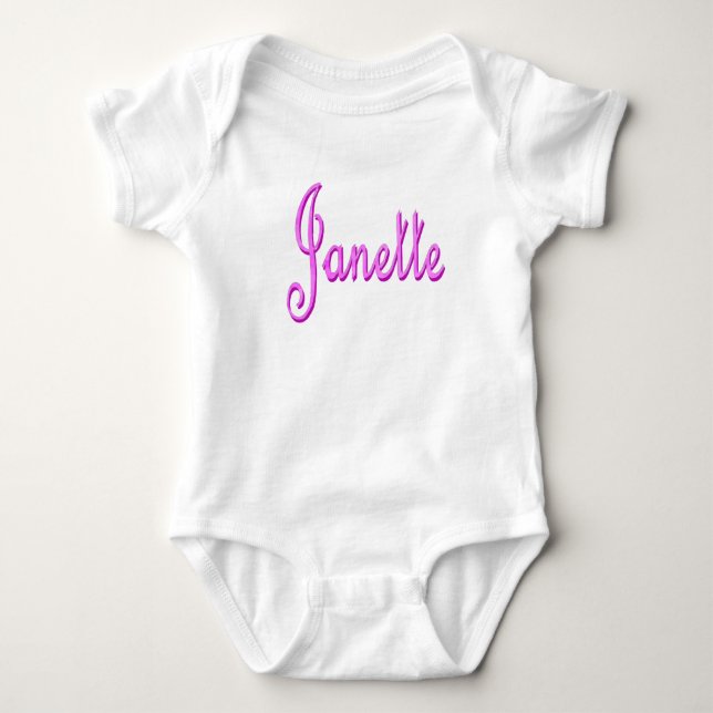 Body "Janette" Rose Deux Tons Janette Nom, (Devant)