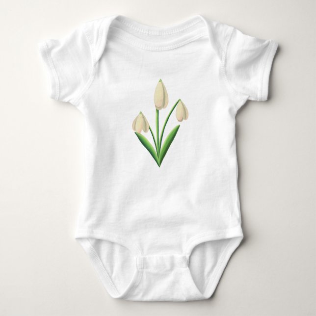Body Janvier Fleur de naissance Neige Drop par Heather  (Devant)