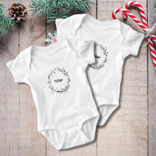 Body Jardin boho rustique de framboise fleur sauvage