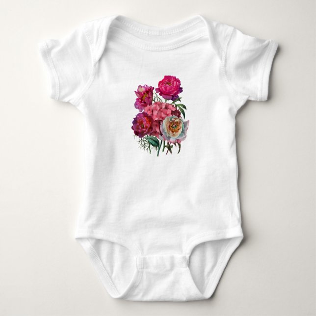 Body Jardin fleuri romantique (Devant)
