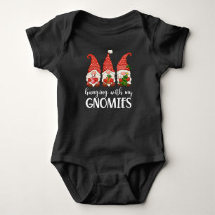 Body Jardin Gnome Pyjamas Noël - Accrocher avec mon