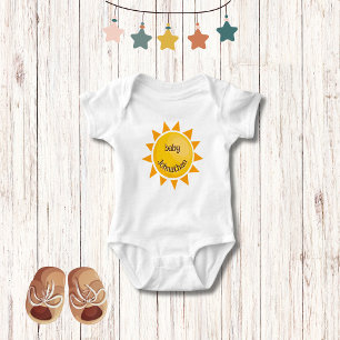 Body Jaune   Monogramme Unisex adorable