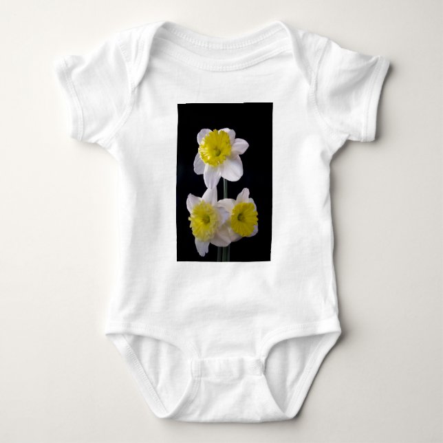 Body Jaune sur jonquille blanche (Devant)