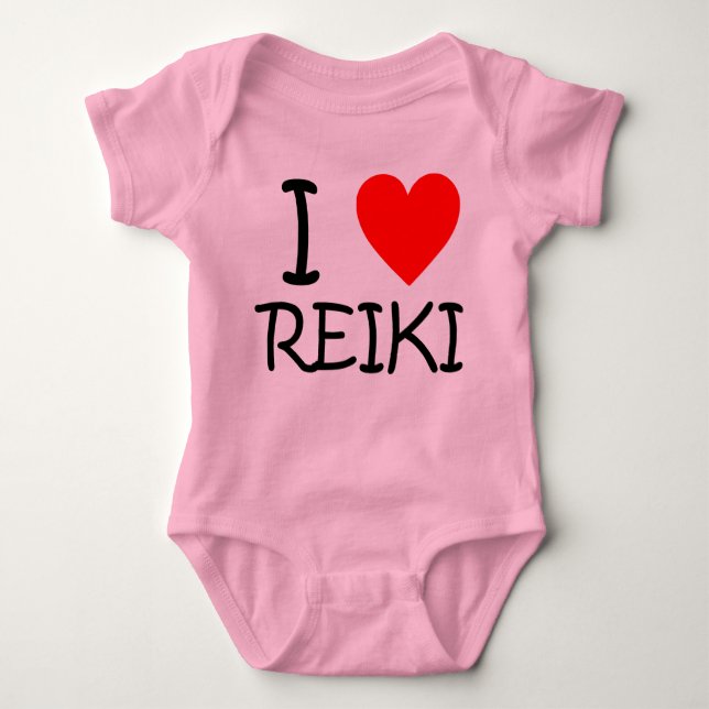 Body "Je combinaison de jersey de bébé de Reiki de (Devant)