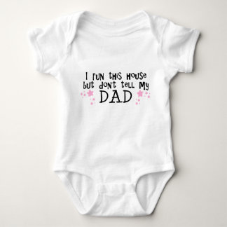 Body Je dirige cette maison (DAD) Fille bébé Onsie