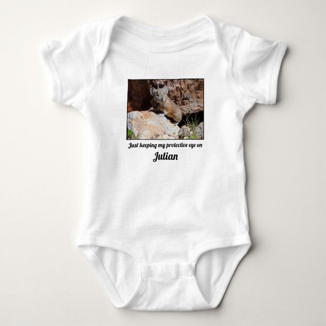 Body Je garde juste mon œil protecteur sur bébé (Devant)