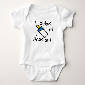 Body Je le bois jusqu'au tee - shirt infantile de