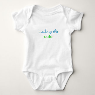 Body Je Me Réveille Cette Mignonne Onsie Bio