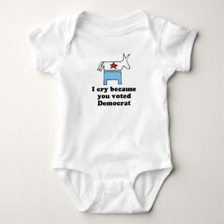 Body Je pleure parce que vous avez voté le T-shirt de