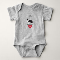 Je plus la combinaison égale de bébé d'amour de