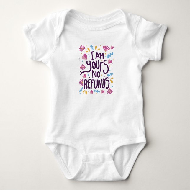 Body Je suis à vous Pas de remboursement (Devant)
