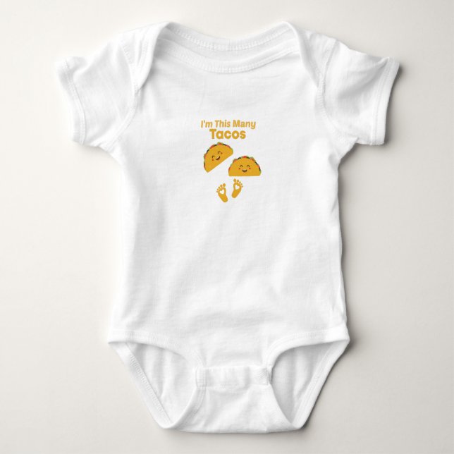 Body Je suis autant de tacos, Tacos bébé (Devant)