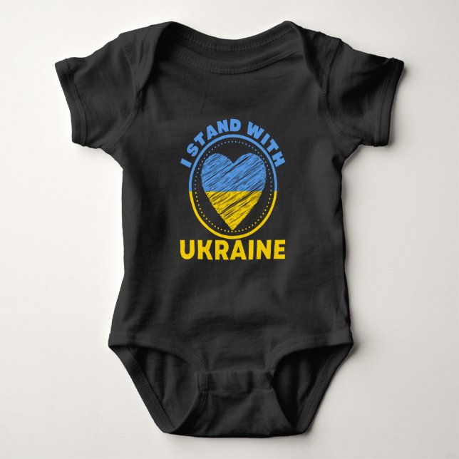 BODY JE SUIS AVEC L'UKRAINE - SOUTIEN (Devant)