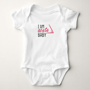 Body Je suis Bébé Rose Aigu, Bébé Math, Cadeau de Nouve