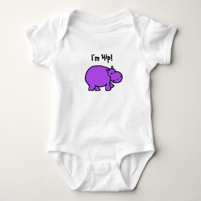 Body Je suis hanche ! Équipement d'hippopotame (Devant)