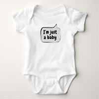Je suis juste une bulle de parole de bébé