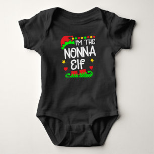 Body Je suis La Nonna Elf Chemise de Noël Famille Elf C