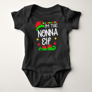 Body Je suis La Nonna Elf Chemise de Noël Famille Elf C