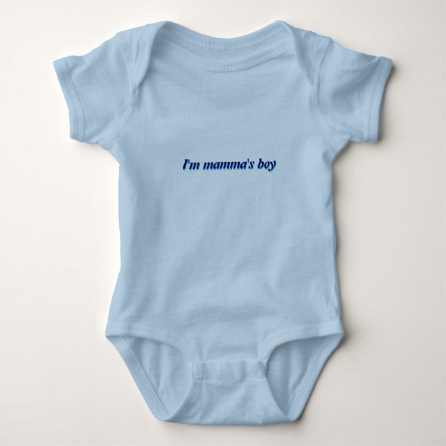 Body Je suis le costume de bébé de mamma (Devant)