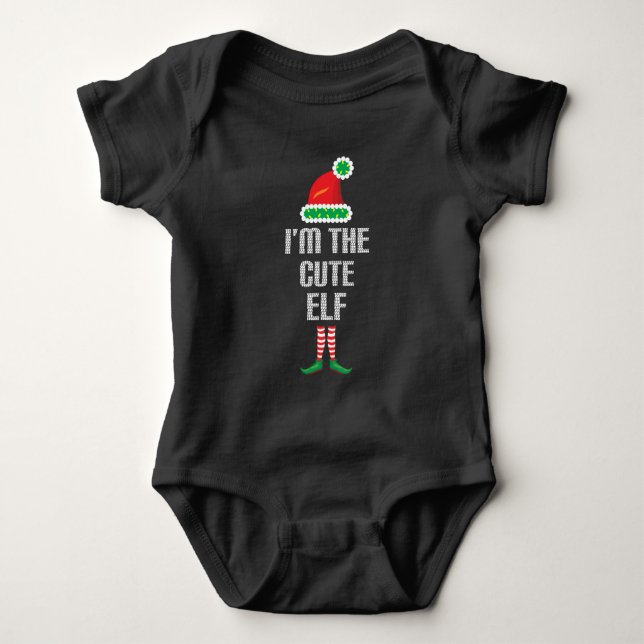 Body Je suis le mignon maillot de bébé Elf (Devant)