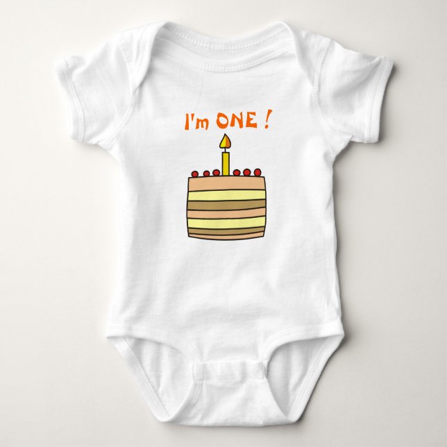 Body Je suis un ! Costume pour bébé, T-shirt, T-shirt,  (Devant)