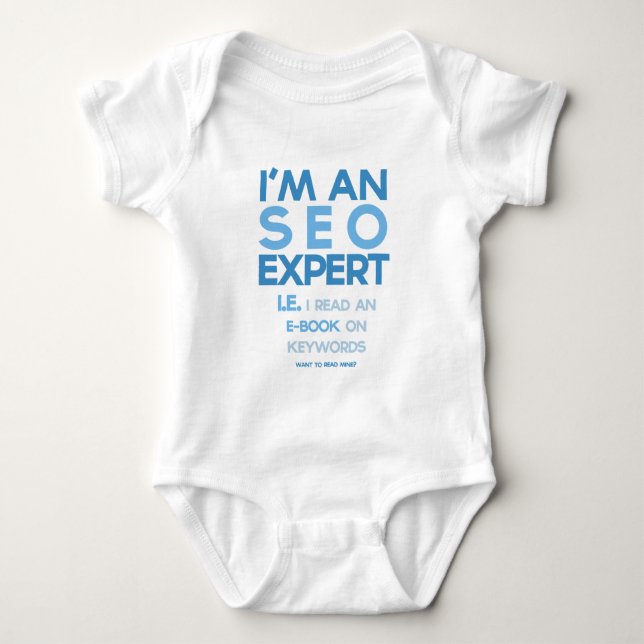 Body "Je suis un expert en matière de SEO" drôle (Devant)