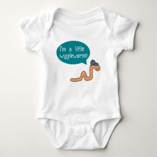 Body Je suis une petite chemise de bébé de Worm