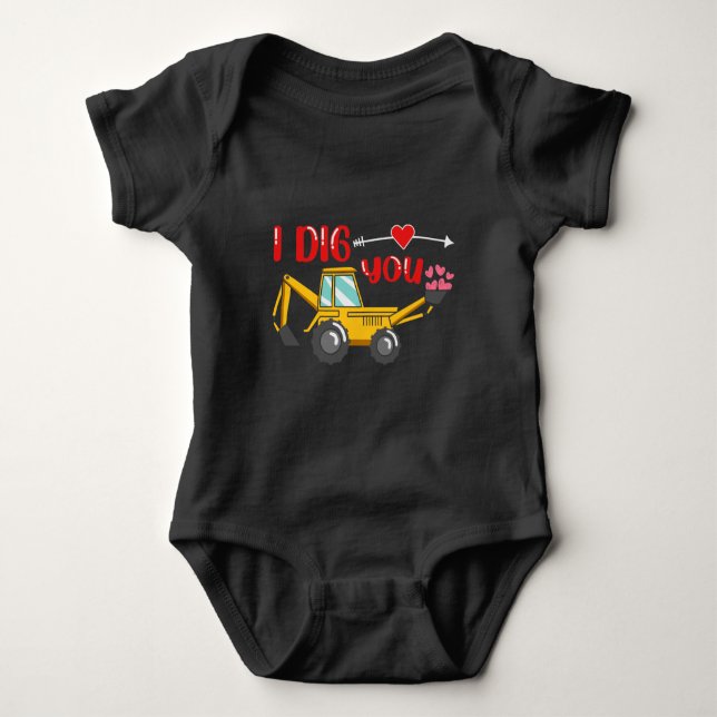 Body Je t'ai creusé Backhoe Valentine (Devant)