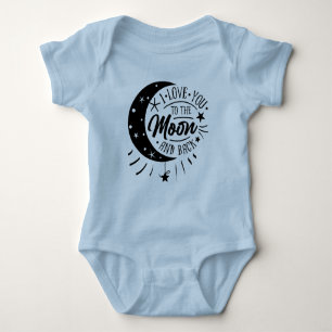 Body Je T'Aime À La Lune Et Au Retour - Mignonne Nouvea